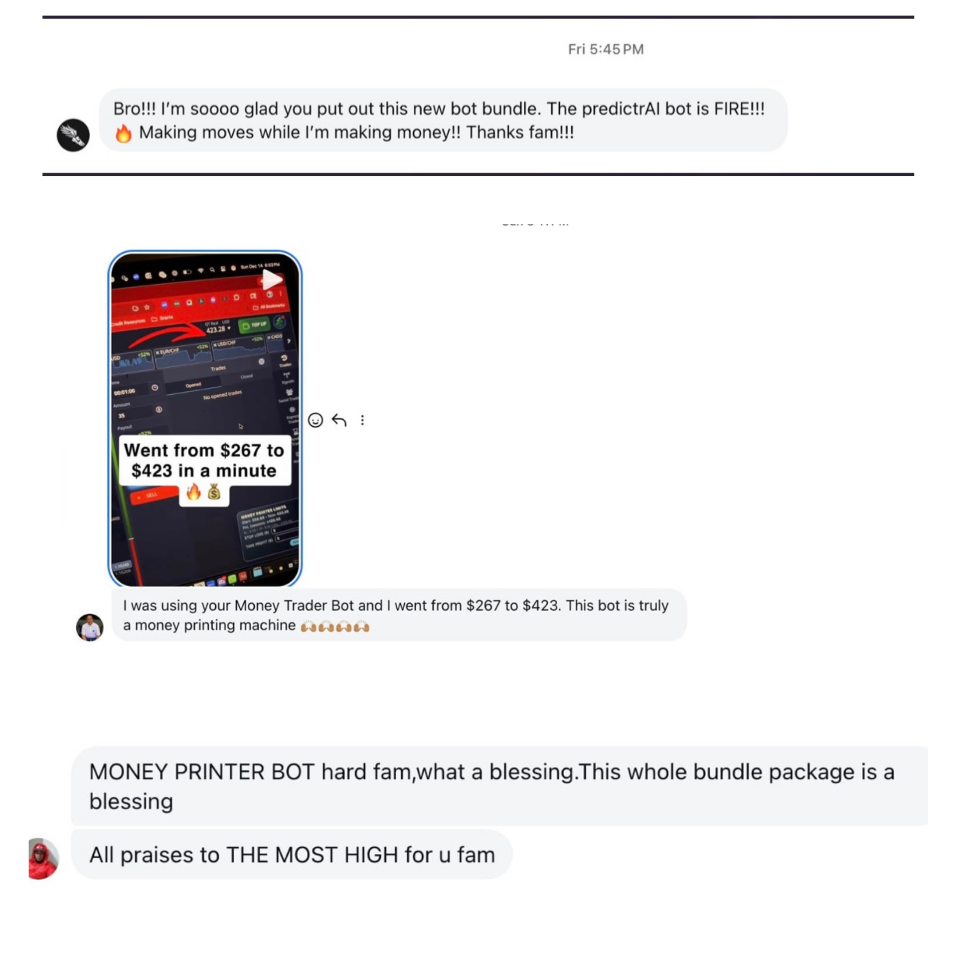 Testimonial Collage